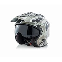 Шлем мото открытый Acerbis (Асербис) JET ARIA Camo/Brown XS