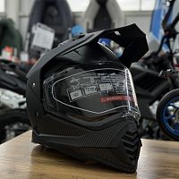 Шлем мото мотард Мототека ( MOTOTEKA ) WS 902 MATT CARBON XL