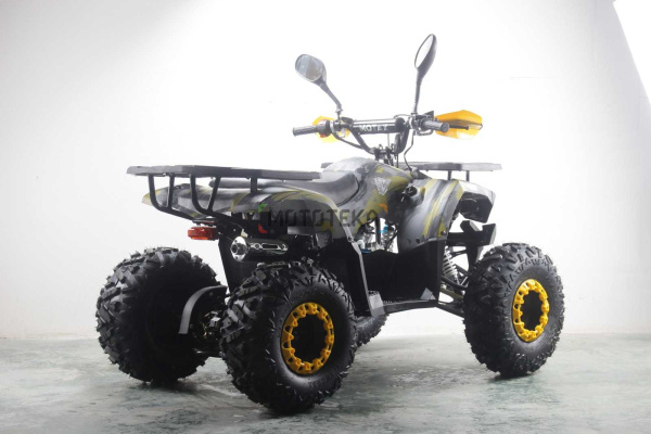 Квадроцикл детский MOTAX (Мотакс) ATV Grizlik Premium 125 жёлтый камуфляж (машинокомплект) | Мототека