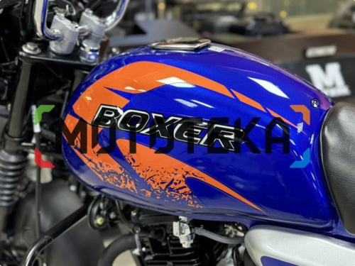 Мотоцикл дорожный BAJAJ (Баджадж) Boxer BM 150 X Disc 5 передач синий с ПТС фото 10