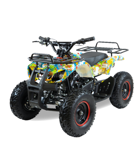 Квадроцикл детский Motax (Мотакс) ATV Mini Grizlik X - 16 [эл. ст.] Big Wheel (машинокомплект)