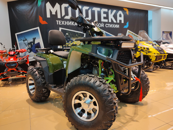 Квадроцикл FXMOTO (ФХМото) WASP 200 LUX зелёный (машинокомплект) | Мототека