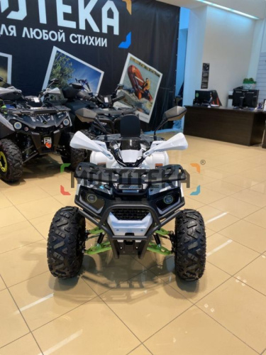 Квадроцикл детский Мотомир ATV ARMIS 125 белый/зелёный (машинокомплект) фото 7