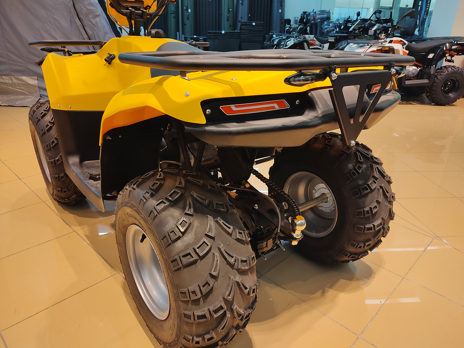 Квадроцикл IRBIS (Ирбис) ATV 200 LUX 2024 желтый с ПСМ