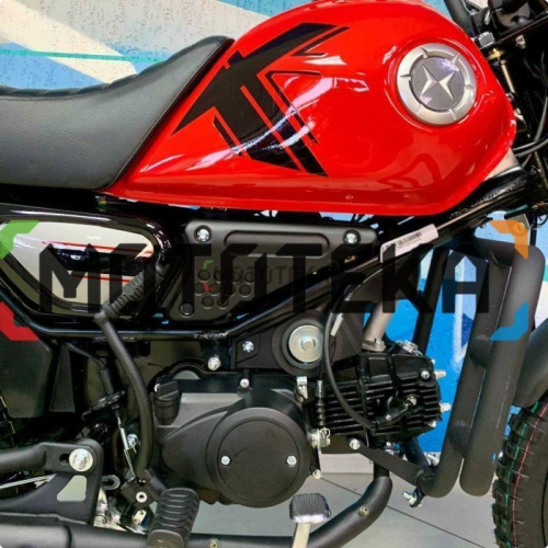 Мопед Мотомир COLT SCRAMBLER красный фото 3