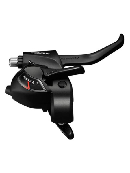 Шифтер Shimano (Шимано) Tourney EF41 правый 7ск трос 2050мм черный ASTEF41R7AL