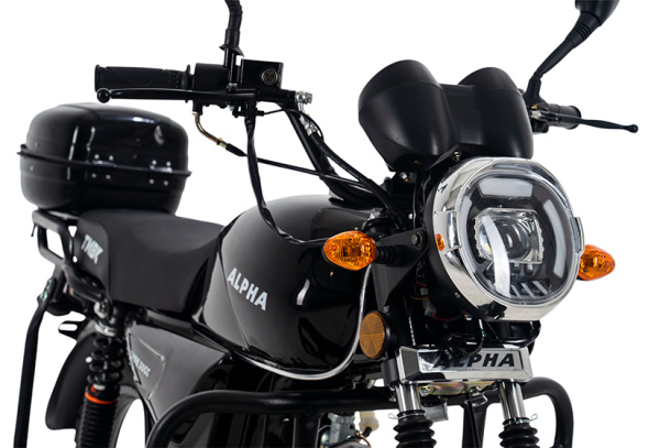 Мопед TMBK ALPHA 50 (110) Black | Мототека