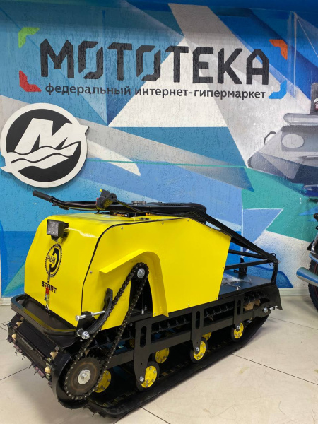 Мотобуксировщик Рыбак Старт 15 л.с.. Lifan. металлический капот (база 1430 мм) | Мототека