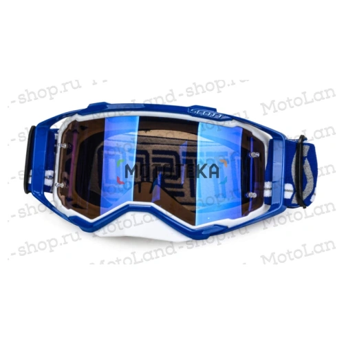 Очки мотокросс SCOTT №1 blue/white Очки мотокросс SCOTT №1 blue/white