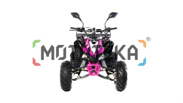 Квадроцикл детский Motax (Мотакс) ATV T - Rex LUX 125 (машинокомплект) чёрный/фиолетовая рама | Мототека