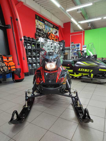 Снегоход Irbis (Ирбис) SF 200 L Long чёрный/красный с ПСМ - купить с доставкой, по выгодной цене в интернет-магазине Мототека