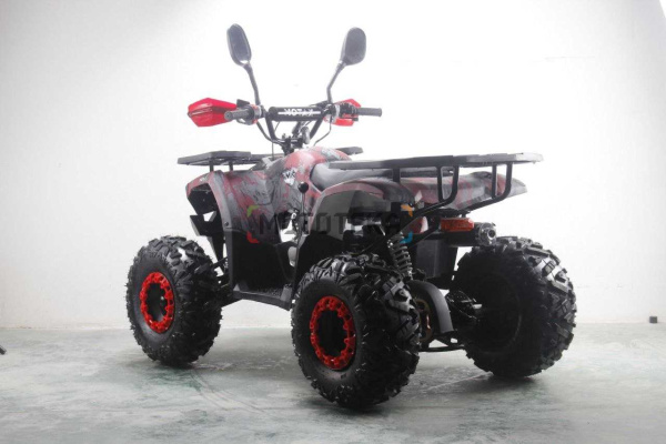 Квадроцикл детский MOTAX (Мотакс) ATV Grizlik Premium 125 красный камуфляж (машинокомплект) | Мототека