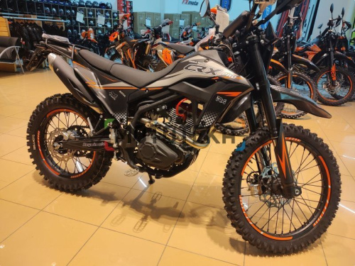 Мотоцикл кроссовый / эндуро Regulmoto (Регулмото) CR - X PRO оранжевый/серый с ПТС фото 3