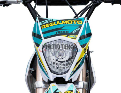 Питбайк Regulmoto (Регулмото) SEVEN 49cc (125) cиний/желтый Питбайк Regulmoto (Регулмото) SEVEN 49cc (125) cиний/желтый
