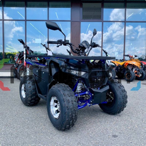 Квадроцикл детский Мотомир ATV Hammer 125 (серия 3) CAST WHEELS чёрный/синий (машинокомплект) фото 3 Квадроцикл детский Мотомир ATV Hammer 125 (серия 3) CAST WHEELS чёрный/синий (машинокомплект) фото 3