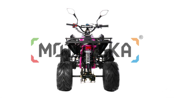 Квадроцикл детский Motax (Мотакс) ATV T - Rex LUX 125 (машинокомплект) чёрный/фиолетовая рама | Мототека