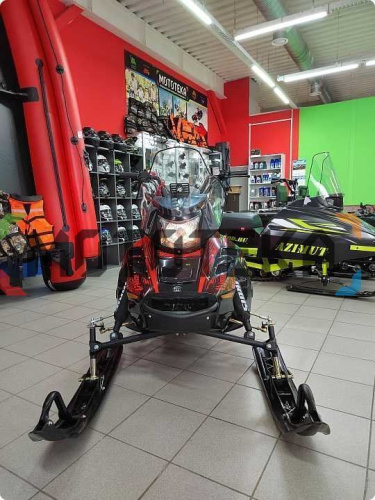 Снегоход IRBIS (Ирбис) SF 200 L Long чёрный/красный с ПСМ фото 23