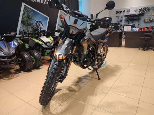 Мотоцикл кроссовый / эндуро Regulmoto (Регулмото) CR - X PRO оранжевый/серый с ПТС фото 7