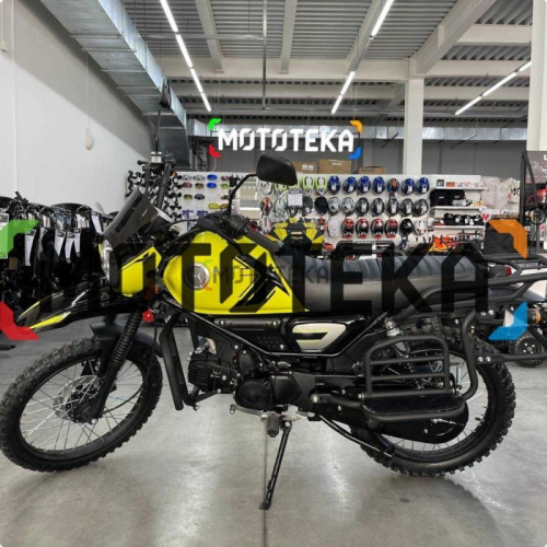 Мопед Мотомир COLT SCRAMBLER жёлтый фото 8