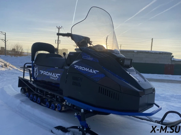 Снегоход PROMAX (Промакс) YAKUT 2.0 R/К 500 SUPERLONG 20 л.с. синий/чёрный (машинокомплект) | Мототека
