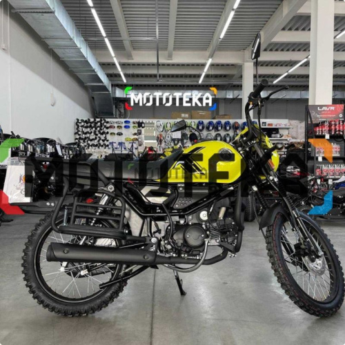 Мопед Мотомир COLT SCRAMBLER жёлтый фото 6