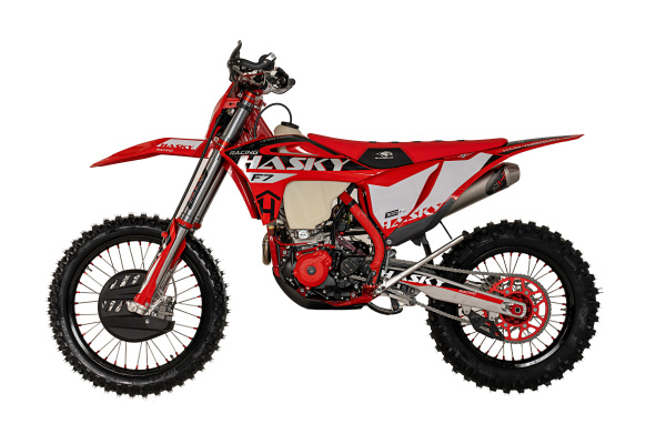 Мотоцикл кроссовый / эндуро Hasky (Хаски) F7 182 NM Racing красный/белый | Мототека