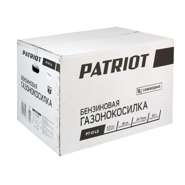 Газонокосилка бензиновая самоходная Patriot (Патриот) PT 47 LS | Мототека