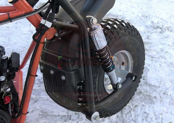 Мотоцикл внедорожный Скаут САФАРИ 3L - 8 BIGFOOT (ФАРА, передняя и задняя подвеска., 8,0 л.с., ручной стартер, дисковый тормоз) | Мототека