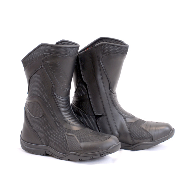 Мотоботы MCP MOTORIZER Leather Waterproof черный 41 | Мототека