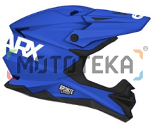 Шлем мото кроссовый Sparx (Спаркс) Fenix (JK6803) синий матовый 2XL