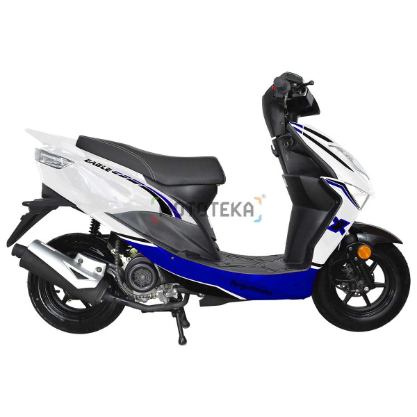Скутер Regulmoto (Регулмото) EAGLE 50 (LJ50QT - 3L) белый/синий | Мототека