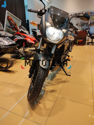 Мотоцикл дорожный BAJAJ (Баджадж) Pulsar 180 чёрный/оранжевый с ПТС фото 15