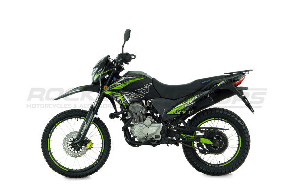 Мотоцикл кроссовый / эндуро ROCKOT (Рокот) XR250 чёрный/зелёный 21/18 с ЭПТС | Мототека