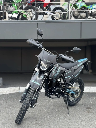Мотоцикл кроссовый / эндуро BSE (БСЕ) Z1Y Cortex Black/Blue с ПТС