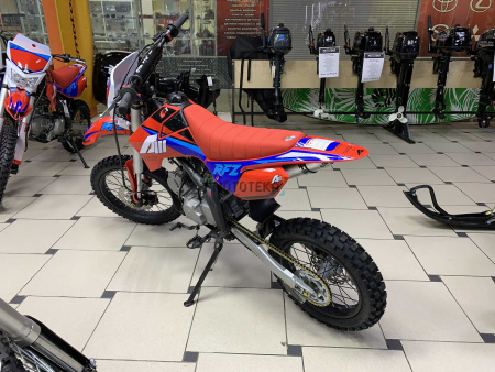 Питбайк Apollo (Аполло) RFZ Start 125 LE с фарой и электростартером 17/14 красный - купить с доставкой, по выгодной цене в интернет-магазине Мототека