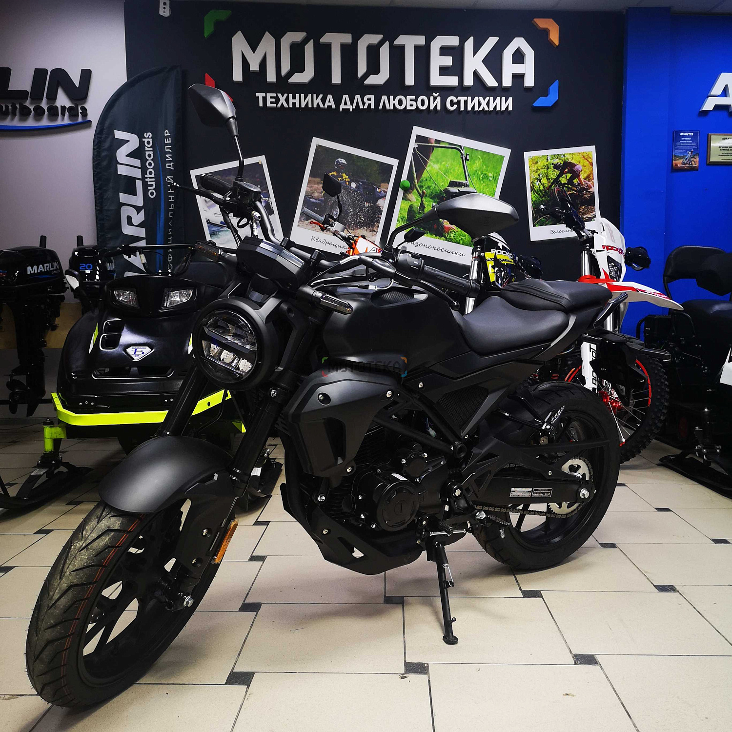 Мотоцикл дорожный Minsk (Минск) SCR 250 BLACK M1NSK с ПТС