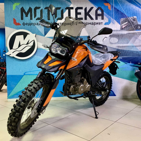 Мотоцикл кроссовый / эндуро Мотомир Fireguard Trail 250 оранжевый/чёрный с ПТС - купить с доставкой, по выгодной цене в интернет-магазине Мототека