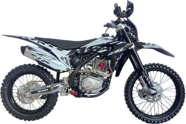 Мотоцикл кроссовый / эндуро BSE (БСЕ) Z5 L White Black | Мототека