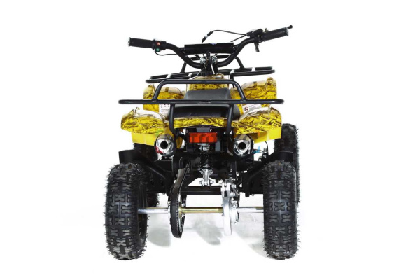 Квадроцикл детский Motax (Мотакс) ATV Mini Grizlik X - 16 [мех] жёлтый камуфляж (машинокомплект) | Мототека