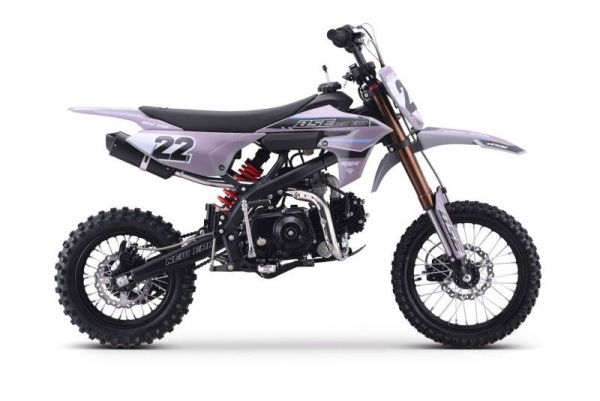 Питбайк BSE (БСЕ) NEW ERA 110e 14/12 Grey Reed (Полуавтоматическая КПП) semi auto | Мототека