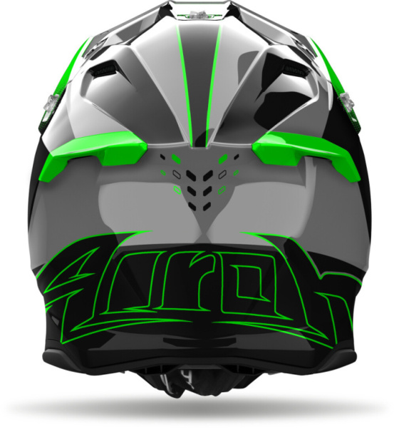 Шлем мото кроссовый Airoh (Айрох) TWIST 3 SHARD Green Glossy L | Мототека