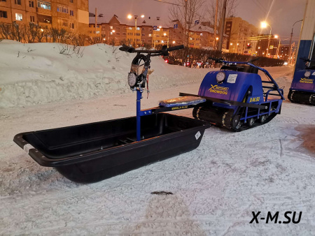 Модуль толкач X - MOTORS для мотобуксировщиков OPTI MAX (Опти Макс), SNOW DOG (Сноу Дог) (черный) - купить с доставкой, по выгодной цене в интернет-магазине Мототека
