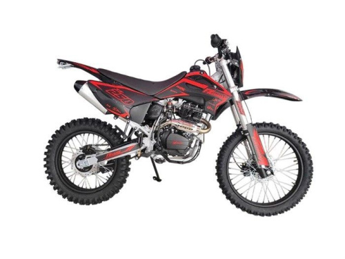 Мотоцикл кроссовый / эндуро FXMOTO (ФХМото) YZ - 250 красный/чёрный фото 2