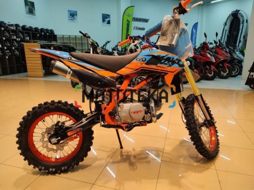 Питбайк KAYO (Кайо) EVOLUTION K125EM 17/14 KRZ (механ. сцепл., эл. стартер 2024 г.) фото 8 Питбайк KAYO (Кайо) EVOLUTION K125EM 17/14 KRZ (механ. сцепл., эл. стартер 2024 г.) фото 8