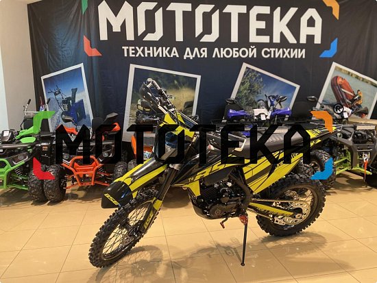 Сезон 2025! Мотоцикл кроссовый / эндуро BSE (БСЕ) T4 Yellow (ZS172FMM-5)