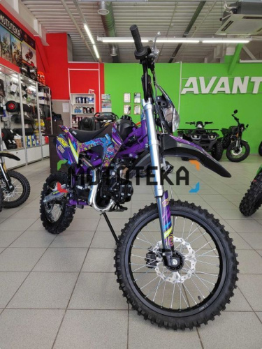 Питбайк BSE (БСЕ) MX125 17/14 Purple Dragon фото 6