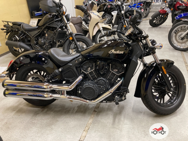 Мотоцикл Indian Scout 2018, Черный пробег 979 с ПТС | Мототека