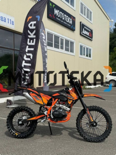 Мотоцикл кроссовый / эндуро Regulmoto (Регулмото) ATHLETE PR 300 19/16, 5 передач оранжевый/чёрный с ПТС фото 8