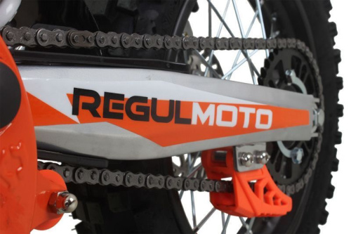 Питбайк Regulmoto (Регулмото) FIVE EA (полуавтомат КПП) оранжевый/белый фото 10 Питбайк Regulmoto (Регулмото) FIVE EA (полуавтомат КПП) оранжевый/белый фото 10