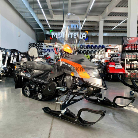 Снегоход MotoLand (Мотолэнд) SnowFox S 200 оранжевый (машинокомплект) - купить с доставкой, по выгодной цене в интернет-магазине Мототека